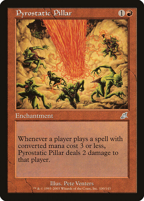 Pyrostatic Pillar SCG-100 Uncommon Excellent Englisch