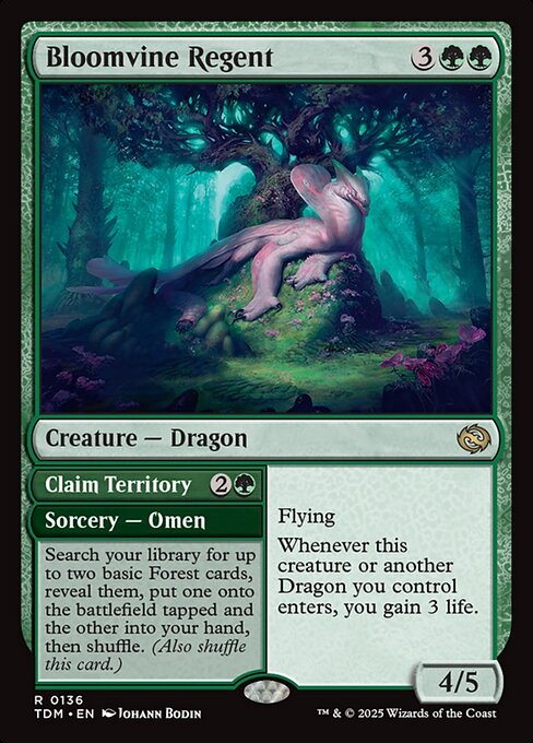 Bloomvine Regent // Claim Territory - Back Face