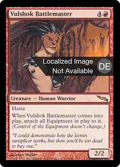 Vulshok-Kampfmeister MRD-110 Rare Good Deutsch