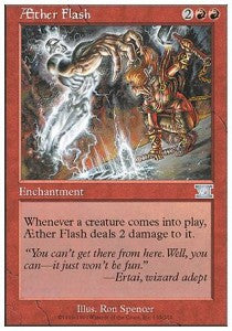 Aether Flash 6ED-163 Uncommon Near Mint Englisch