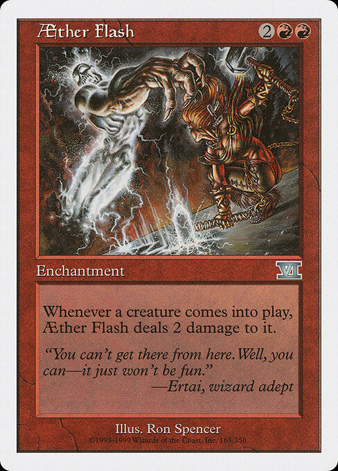 Aether Flash 6ED-163 Uncommon Near Mint Englisch