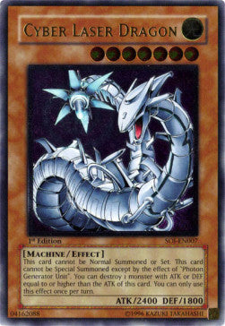 Cyber Laser Drache (V.2) SOI-007 Ultimate Rare Good Deutsch 1. Auflage