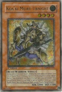 Urritter von Koa'ki Meiru (V.2) ABPF-025 Ultimate Rare Poor Deutsch 1. Auflage