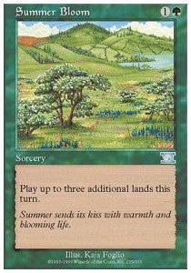 Summer Bloom 6ED-255 Uncommon Played Englisch