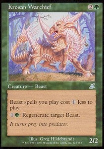 Krosan Warchief SCG-123 Uncommon Good Englisch