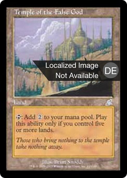 Tempel der falschen Göttin SCG-143 Uncommon Good Deutsch