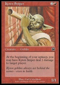 Kyren Sniper MMQ-199 Common Light Played Englisch Foil