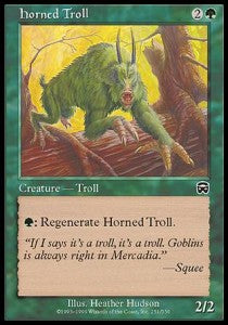 Horned Troll MMQ-251 Common Played Englisch Foil