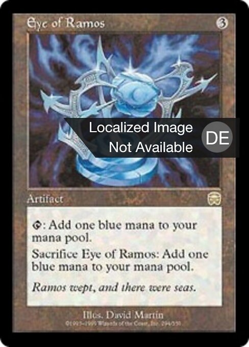 Auge des Ramos MMQ-294 Rare Light Played Deutsch
