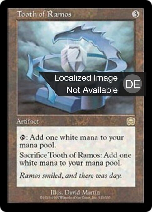 Zahn des Ramos MMQ-313 Rare Light Played Deutsch