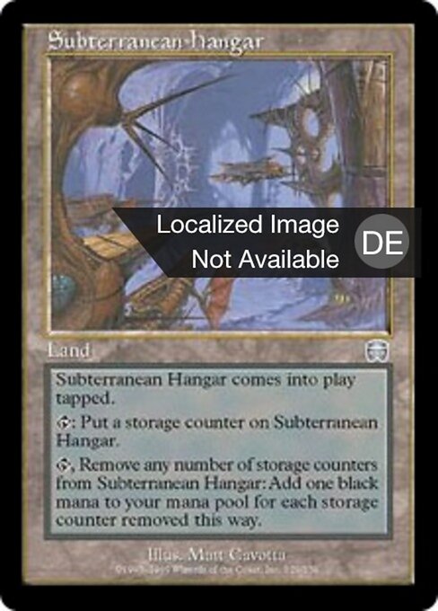 Unterirdischer Hangar MMQ-329 Uncommon Excellent Deutsch