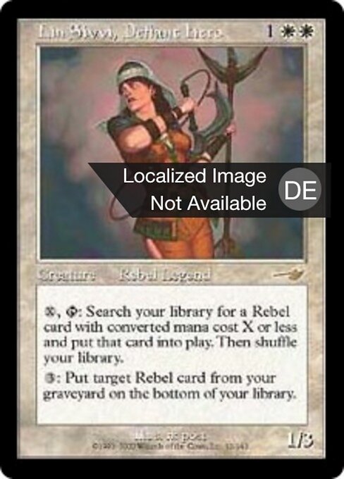 Lin Sivvi, trotzende Heldin NEM-12 Rare Light Played Deutsch