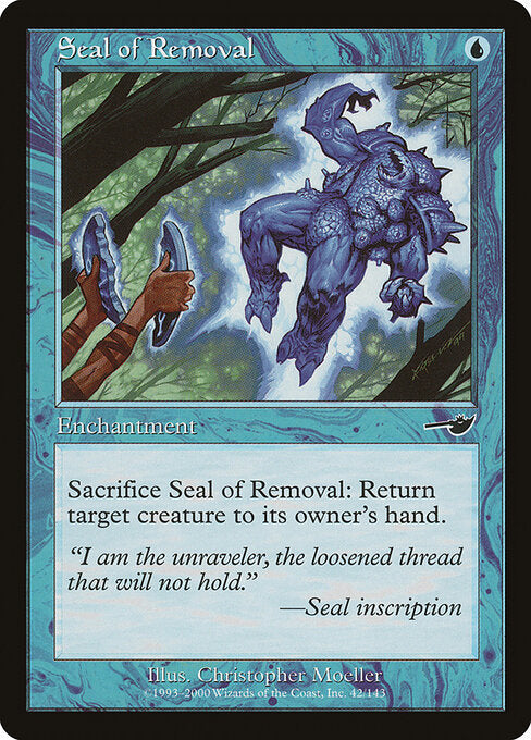 Seal of Removal NEM-42 Common Excellent Englisch