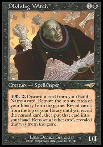 Divining Witch NEM-57 Rare Excellent Englisch Foil