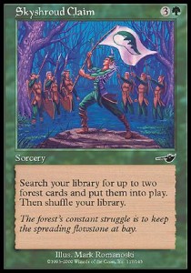 Skyshroud Claim NEM-117 Common Excellent Englisch