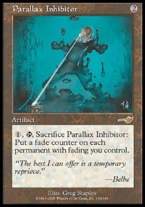 Parallax Inhibitor NEM-134 Rare Light Played Englisch Foil