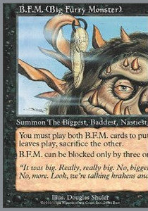 B.F.M. (Big Furry Monster) UGL-28 Rare Light Played Englisch