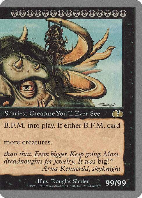 B.F.M. (Big Furry Monster) UGL-29 Rare Good Englisch