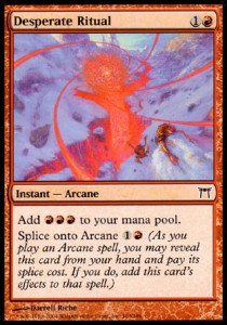 Desperate Ritual CHK-163 Common Light Played Englisch