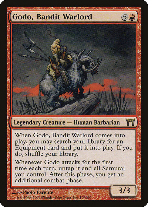 Godo, Bandit Warlord CHK-169 Rare Excellent Englisch