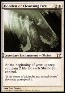 Honden of Cleansing Fire CHK-14 Uncommon Light Played Englisch