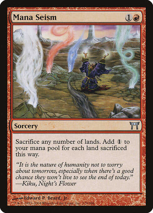 Mana Seism CHK-179 Uncommon Excellent Englisch