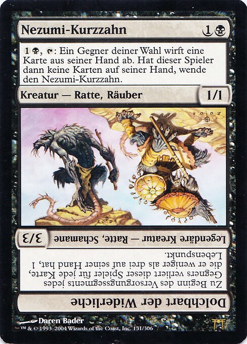 Nezumi-Kurzzahn CHK-131 Rare Light Played Deutsch