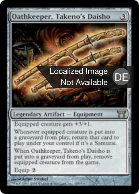Eidbewahrer, Takenos Daisho CHK-265 Rare Light Played Deutsch