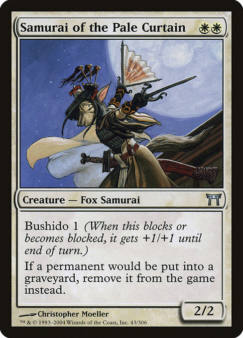 Samurai of the Pale Curtain CHK-43 Uncommon Excellent Englisch