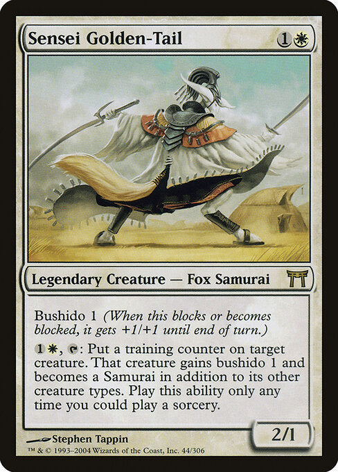 Sensei Golden-Tail CHK-44 Rare Excellent Englisch