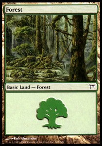 Wald (V.3) CHK-305 Land Excellent Englisch Foil