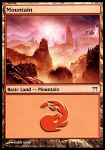 Gebirge (V.2) CHK-300 Land Good Deutsch Foil