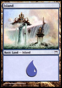 Insel (V.3) CHK-293 Land Excellent Deutsch Foil