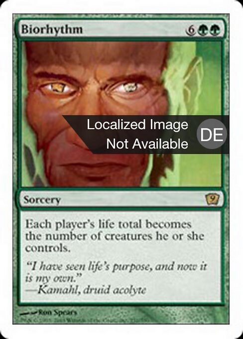 Biorhythmus 9ED-231 Rare Good Deutsch Foil
