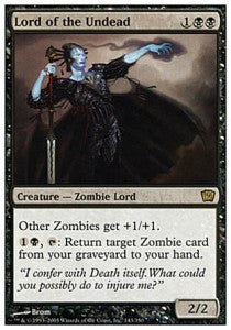 Lord of the Undead 9ED-143 Rare Light Played Englisch