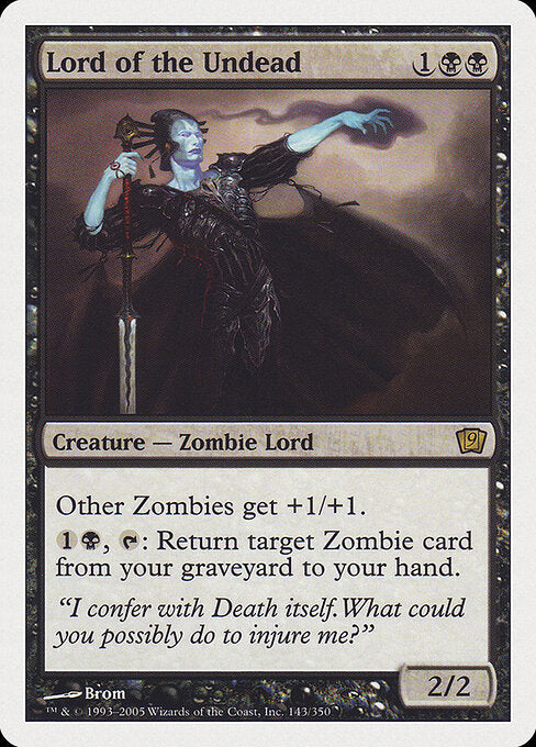 Lord of the Undead 9ED-143 Rare Light Played Englisch