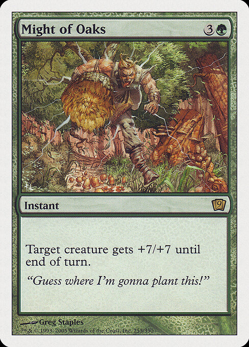 Might of Oaks 9ED-255 Rare Good Englisch