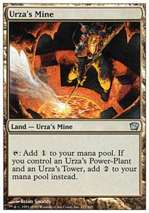 Urzas Bergwerk 9ED-327 Uncommon Good Deutsch