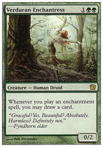 Verduran Enchantress 9ED-279 Rare Excellent Englisch