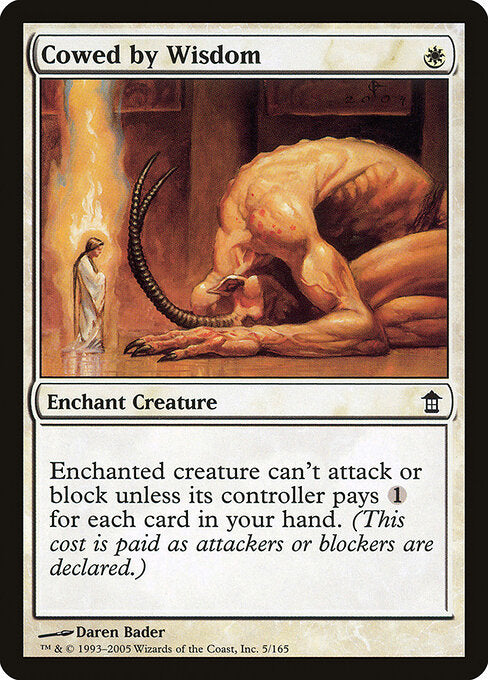 Cowed by Wisdom SOK-5 Common Played Englisch Foil