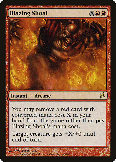 Blazing Shoal BOK-96 Rare Light Played Englisch