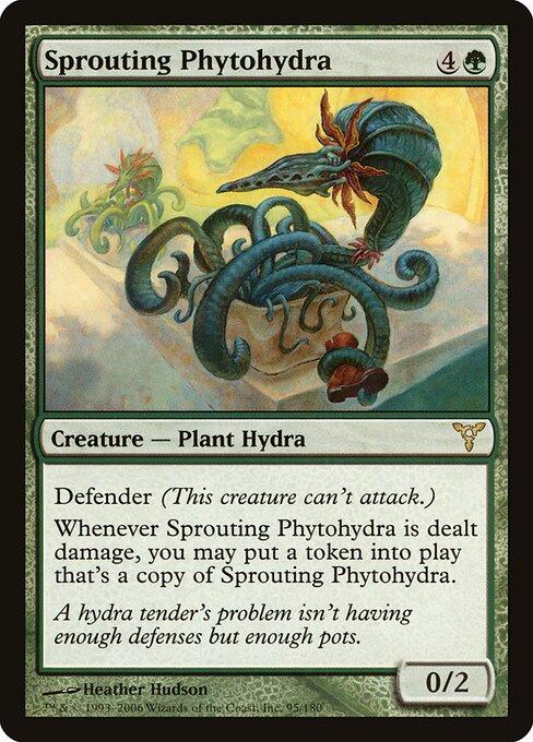 Sprouting Phytohydra DIS-95 Rare Light Played Englisch