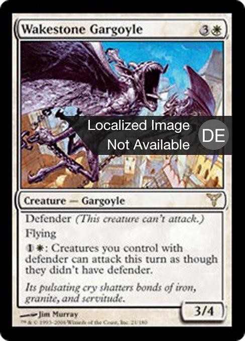 Wachfels-Gargoyle DIS-21 Rare Good Deutsch