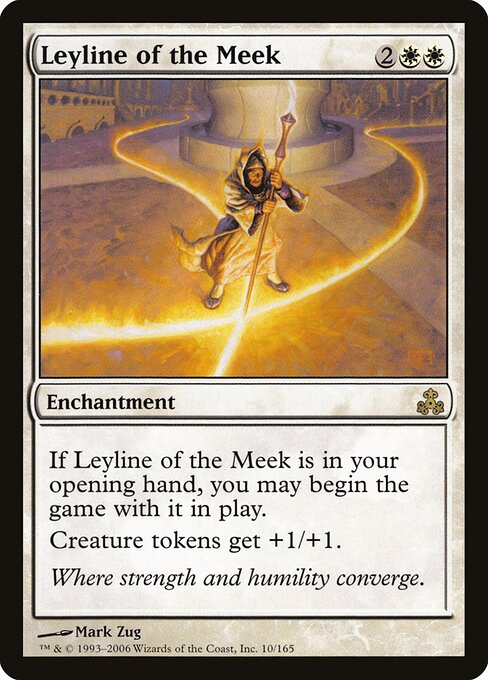 Leyline of the Meek GPT-10 Rare Good Englisch