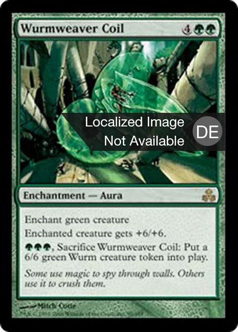 Wurmwindungen GPT-99 Rare Light Played Deutsch
