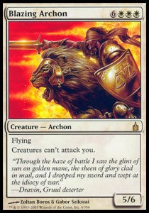 Flammender Archon RAV-4 Rare Excellent Deutsch