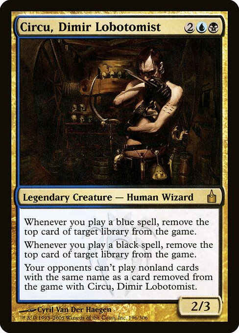 Circu, Dimir Lobotomist RAV-196 Rare Played Englisch
