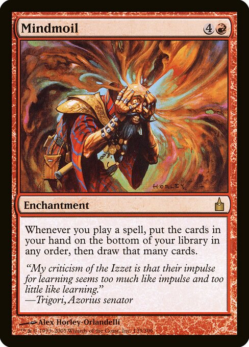 Mindmoil RAV-135 Rare Light Played Englisch Foil