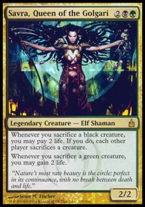 Savra, Königin der Golgari RAV-225 Rare Light Played Englisch
