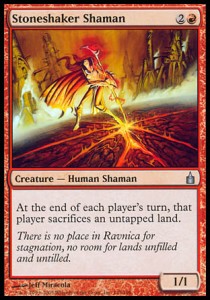 Steinspalter-Schamane RAV-145 Uncommon Played Englisch Foil